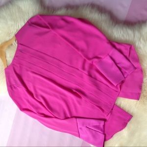 JCREW Pleated Tuxedo Top